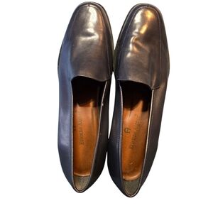 Etienne Aigner Womens Blue Leather Loafers Size 8.5M